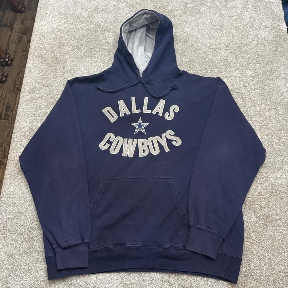 Dallas Cowboys Blue Hoodie 2X Team Apparel NFL Sweatshirt Big & Tall